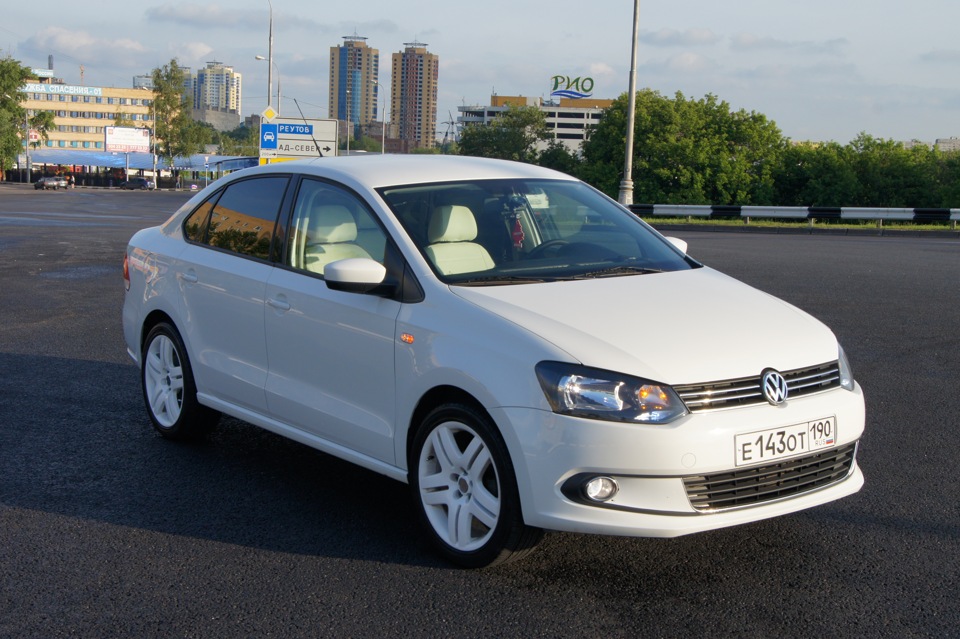 Volkswagen Polo 2012 Р±РµР»С‹Р№