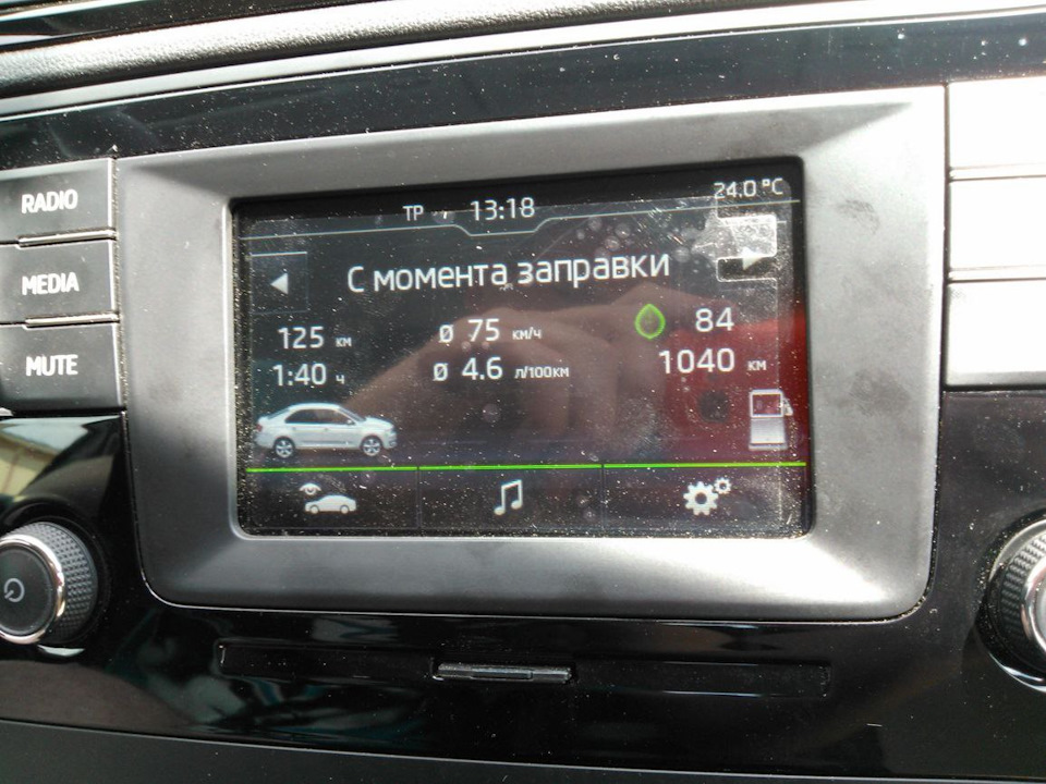 Расход топлива — что есть, того не отнять. — Skoda Rapid (1G), 1,6 л ...