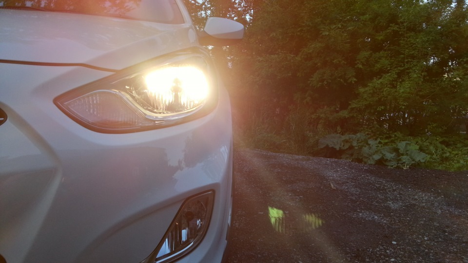 Hyundai Solaris LEDенящий