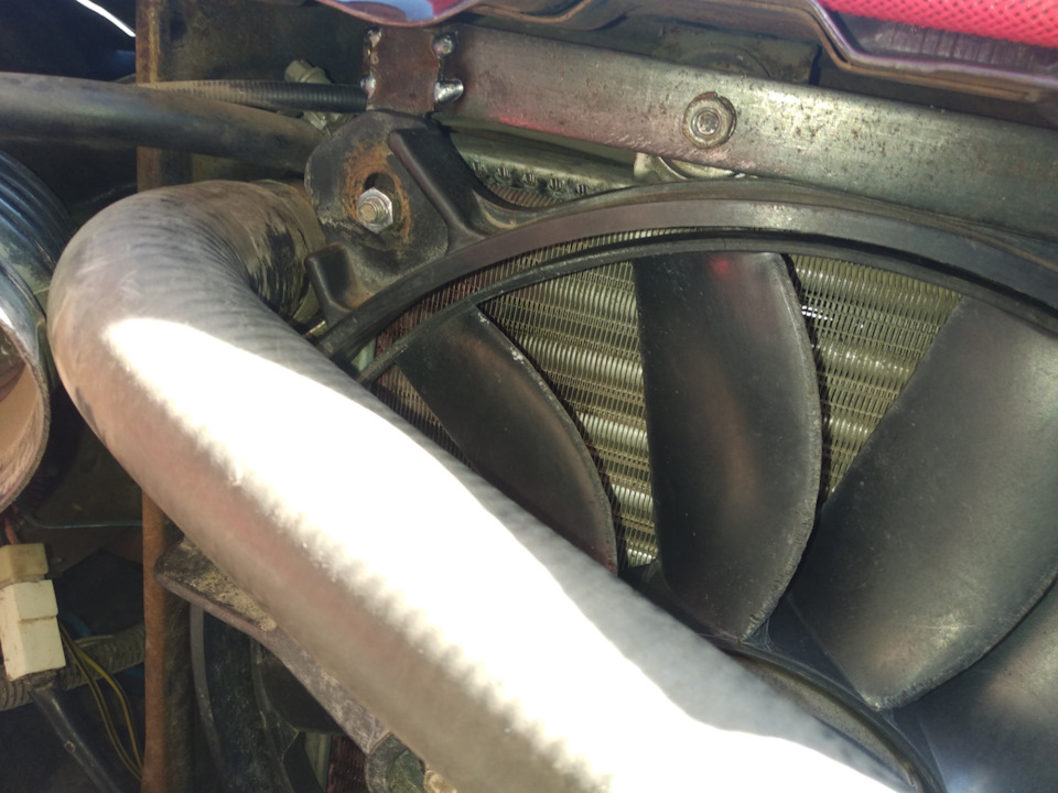 Установка двойного вентилятора на приору