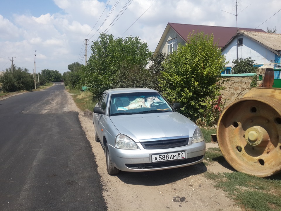 Защита от солнца — Lada Приора седан, 1,6 л, 2008 года | аксессуары ...