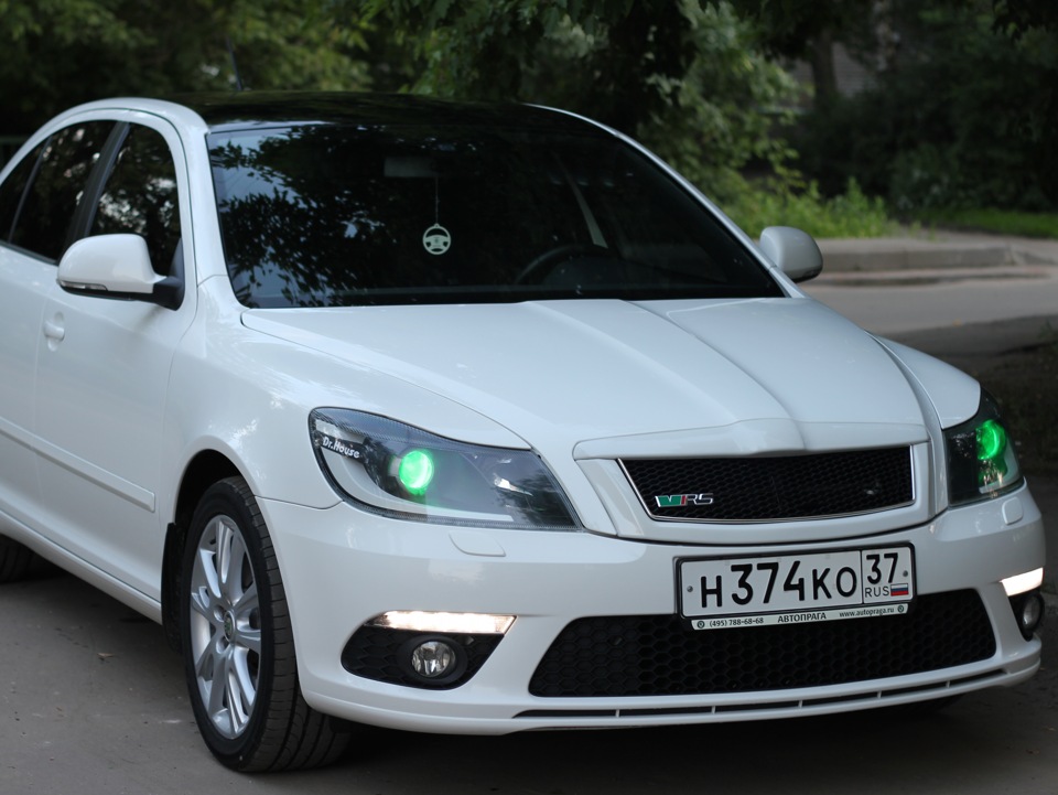 Skoda octavia тюнинг фар