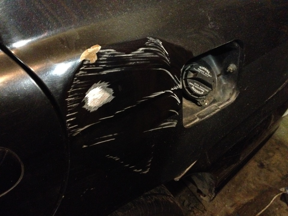 Споттером вытянул вмятину на заднем крыле — KIA Spectra, 1,6 л, 2007 ...