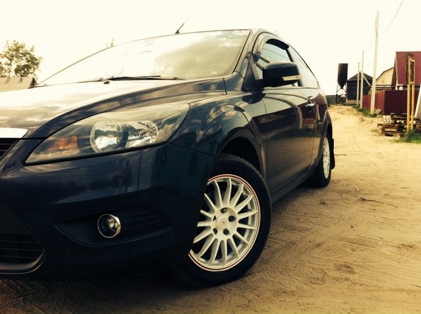 Купил недавно диски=)) — Ford Focus Hatchback II, 1,6 л, 2008 года ...