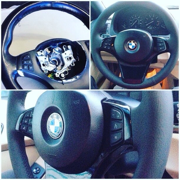 А вот и я) перетяжка руля Бмв — DRIVE2