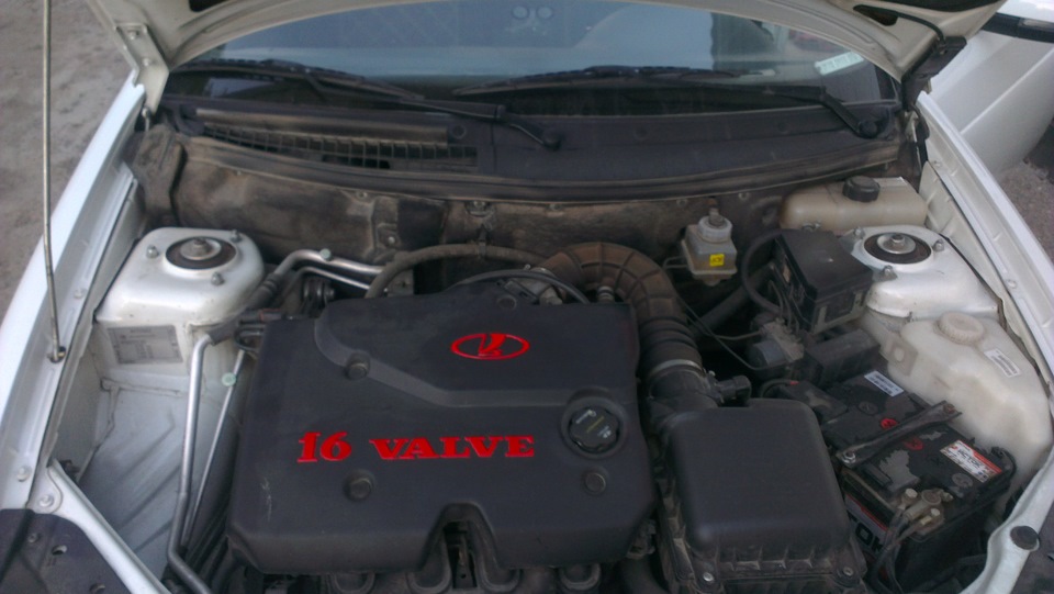 Ксенон в ПТФ и замена колодок + покраска крышки двигателя — Lada Приора ...