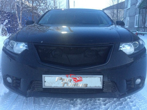 Как снять решетку аккорд 8 Решетка радиатора Mugen для Honda Accord 8 Рест. от ParTuning.ru - ParTuning на 