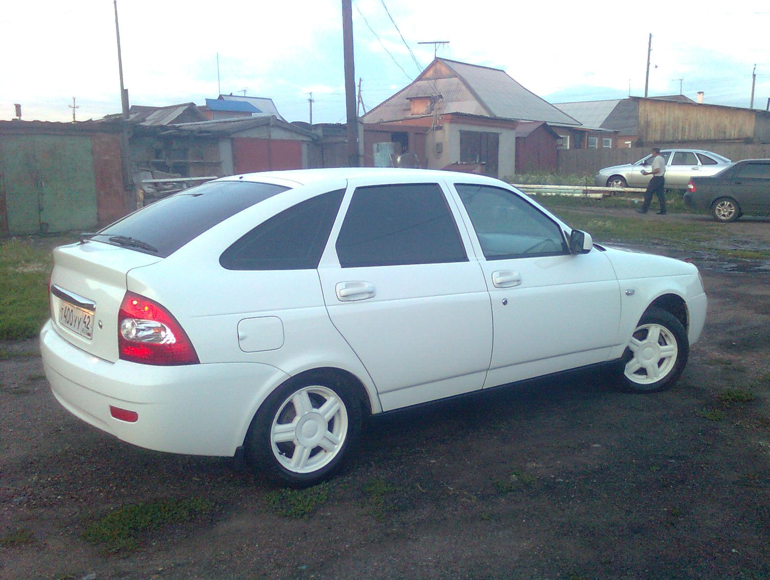 Какая была- -какая стала! Есть разница? — Lada Приора хэтчбек, 1,6 л, 2010  года | фотография | DRIVE2