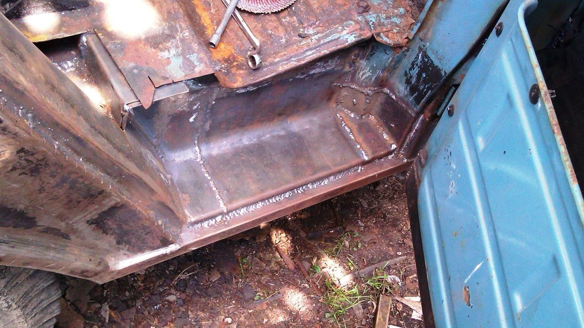 заднее крыло - УАЗ 469, 2,4 л, 1995 года кузовной ремонт DRIVE2