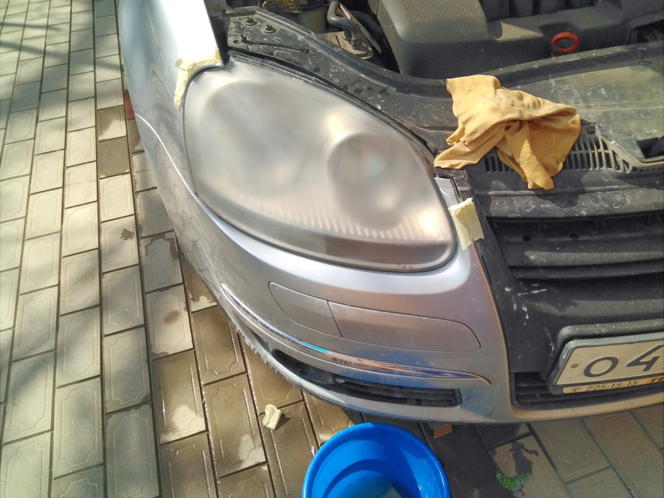 Восстановление фар — Volkswagen Jetta V, 1,6 л, 2009 года | стайлинг ...