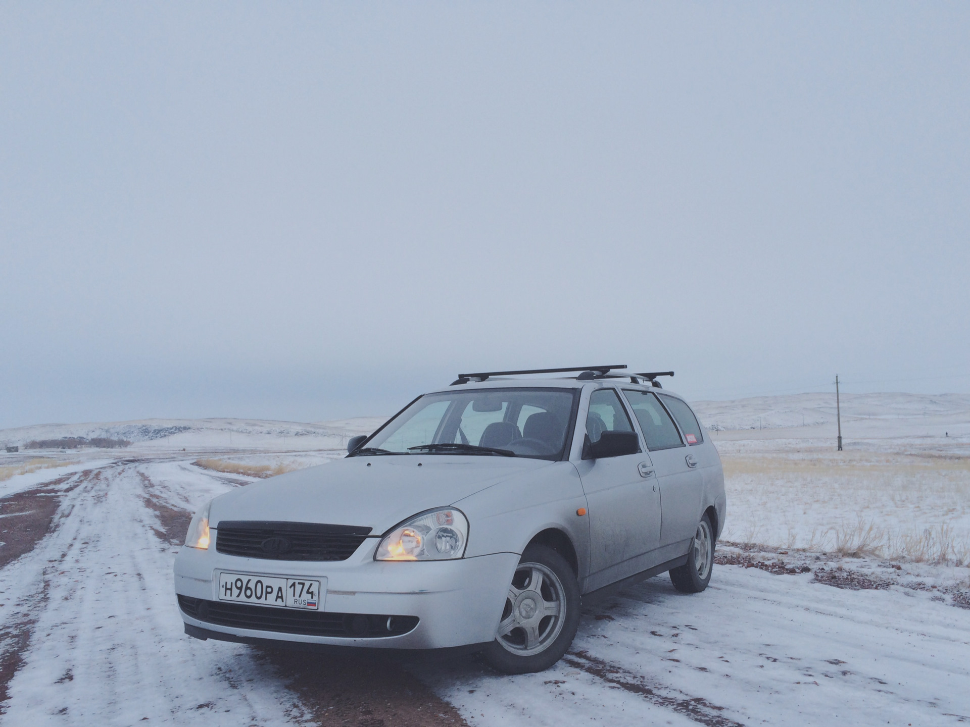 Трип в Астану — Lada Приора универсал, 1,6 л, 2010 года | путешествие |  DRIVE2