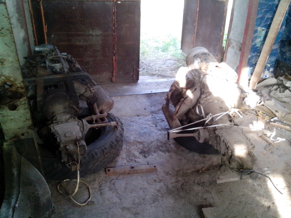 Новый моторчик. Балки и колеса сняты)) — ЗАЗ 968, 1,2 л., 1989 года ...