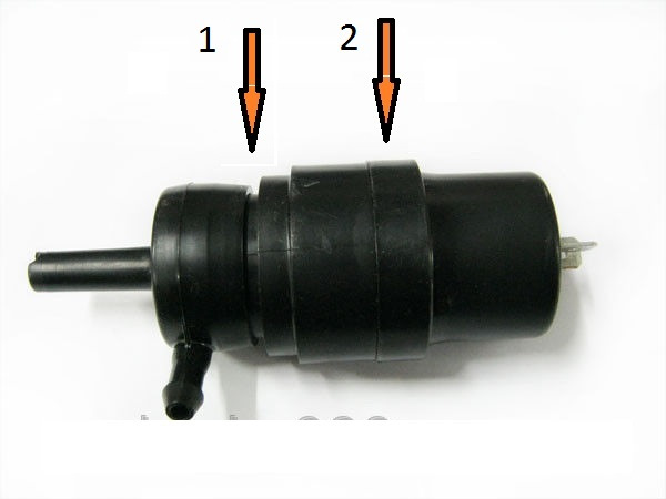 Течет насос омывайки — Lada Калина хэтчбек, 1,6 л, 2007 года | своими ...