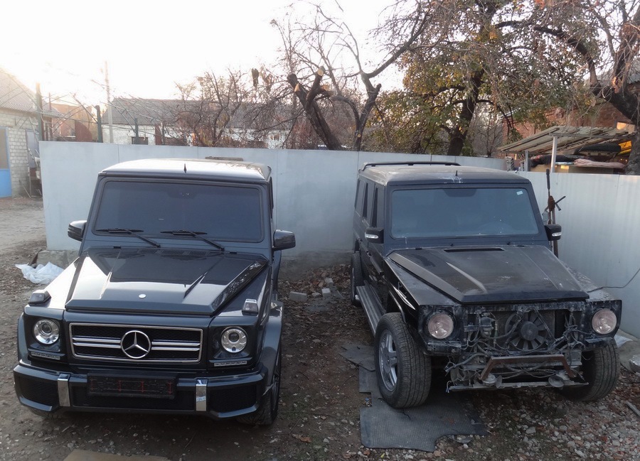 Mercedes g63 без бампера