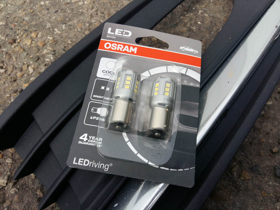 Установка новых лам ДХО — LED OSRAM. — Volkswagen Polo Sedan, 1,6 л ...