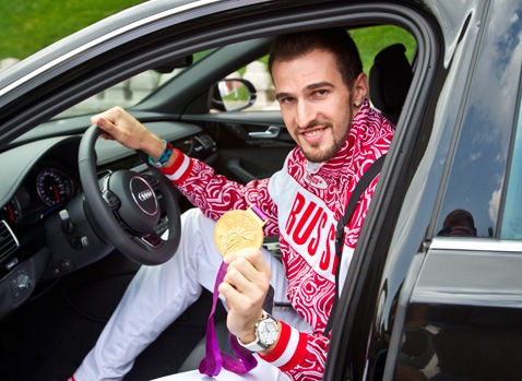 Ауди а8 олимпийским чемпионам