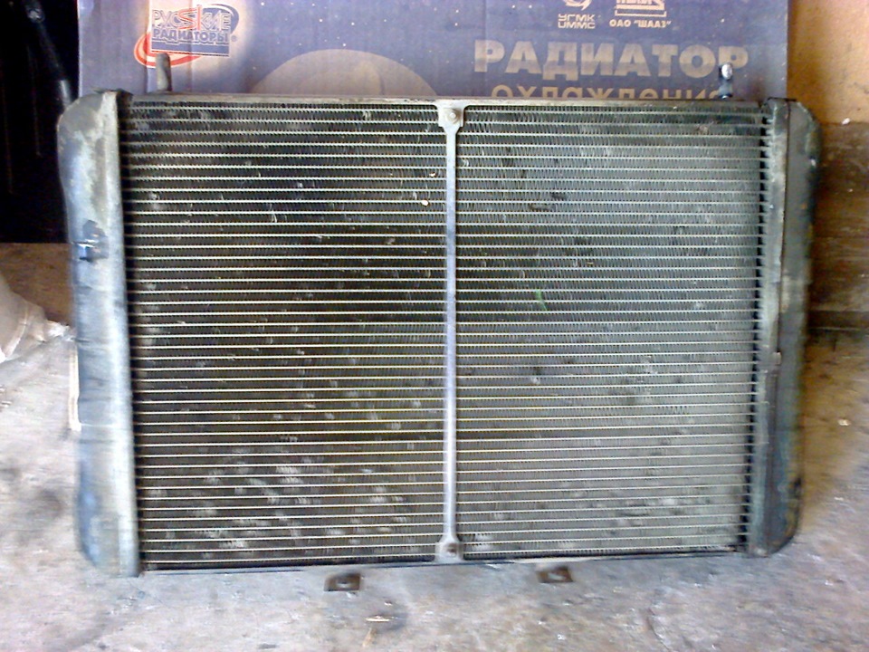 Радиатор системы охлаждения — ГАЗ 3110, 2,3 л, 2002 года | запчасти ...