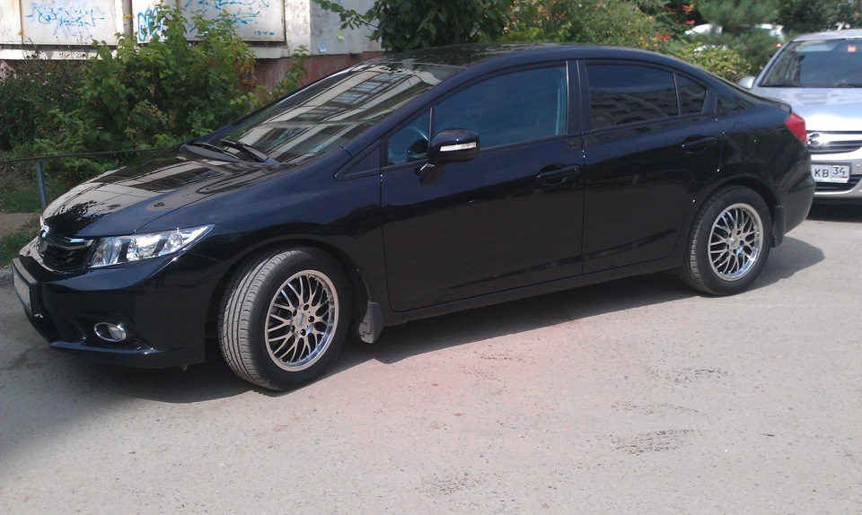 Дискетки — Honda Civic 4D (9G), 1,8 л, 2012 года | колёсные диски | DRIVE2