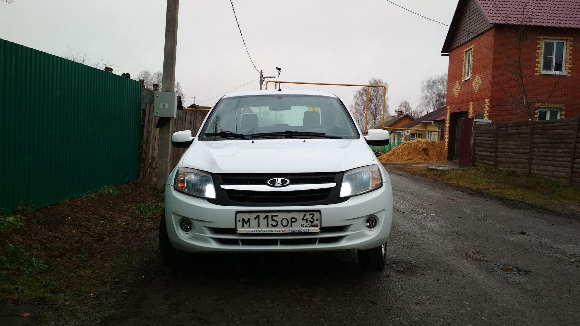 Туманки запилил. — Lada Гранта, 1,6 л, 2013 года | стайлинг | DRIVE2