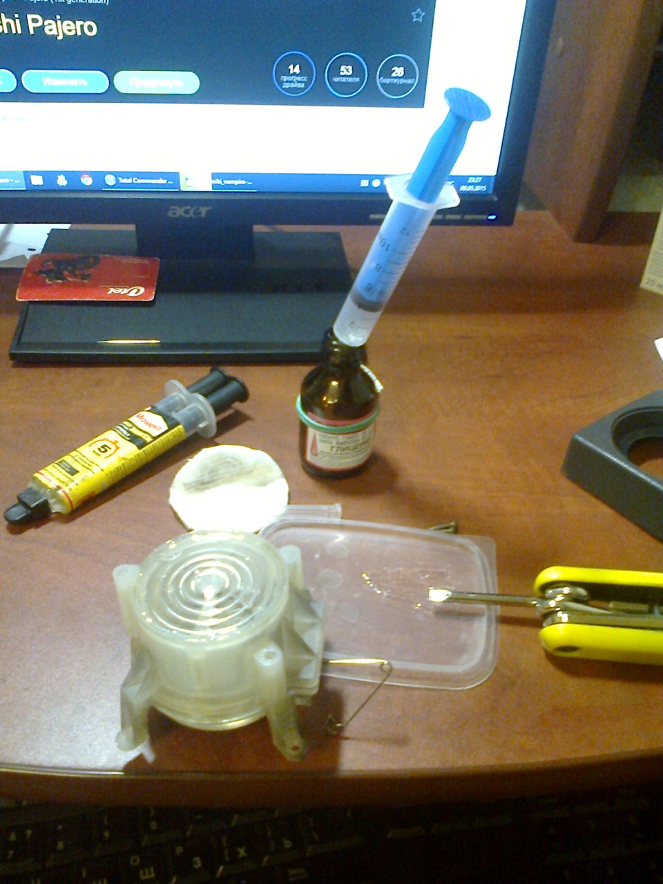 кренометр — Mitsubishi Pajero (1G), 2,5 л, 1988 года | своими руками ...