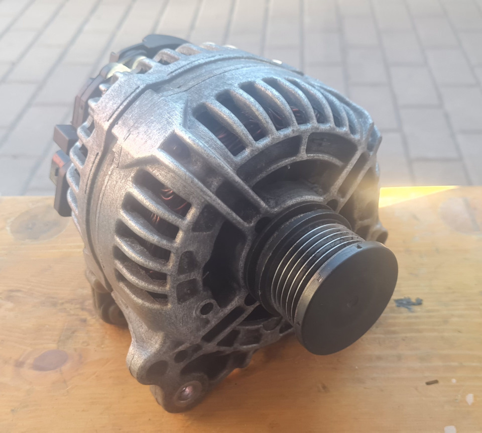 Реставрация генератора BOSCH 140A — Audi Q5 (1G), 2 л, 2012 года ...