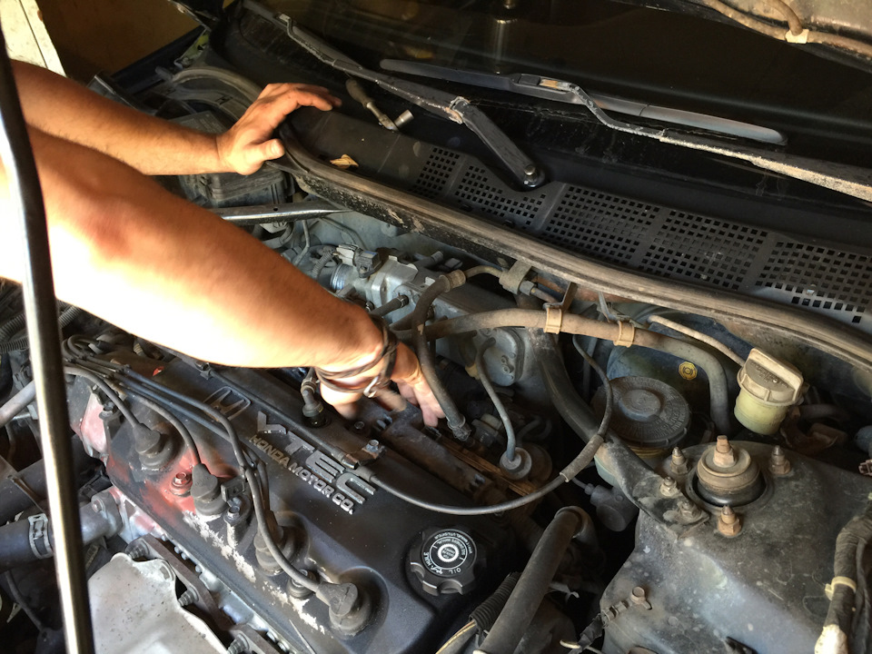 Как я почти поменял впускной коллектор — Honda Accord (6G), 2,3 л, 2000 ...