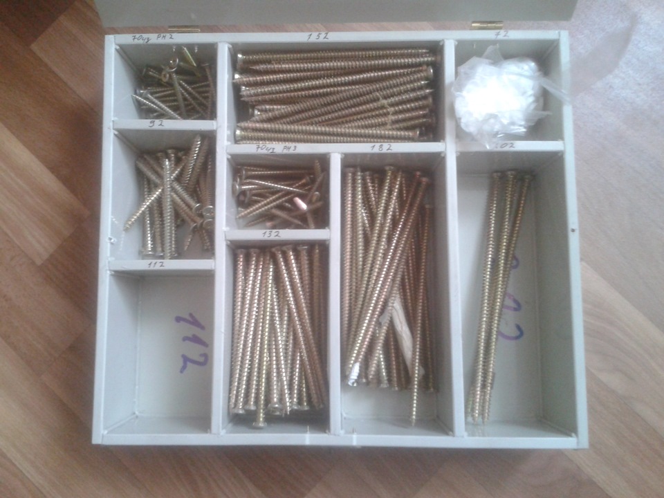 Ящик для нагелей — DRIVE2