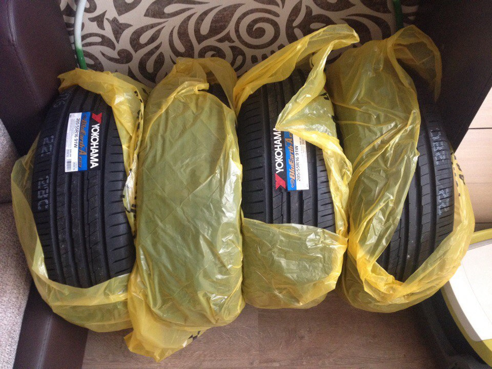 Новые шины на лето Yokohama — Ford Focus II Sedan, 1,6 л, 2011 года ...