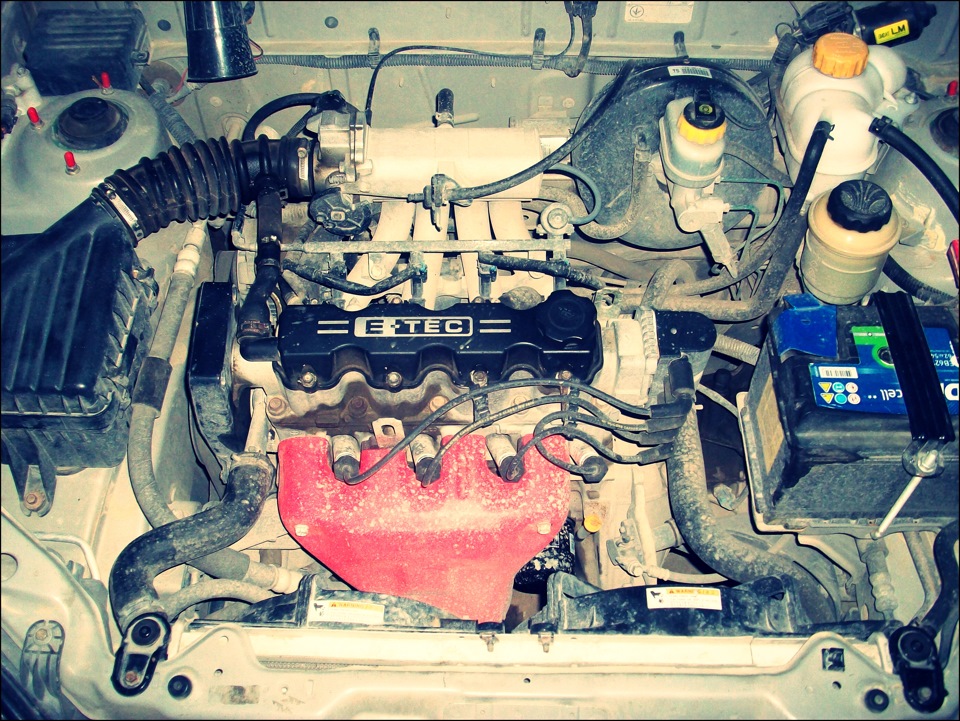 Замена ремня ГРМ — Daewoo Lanos, 1,5 л, 2003 года | своими руками | DRIVE2