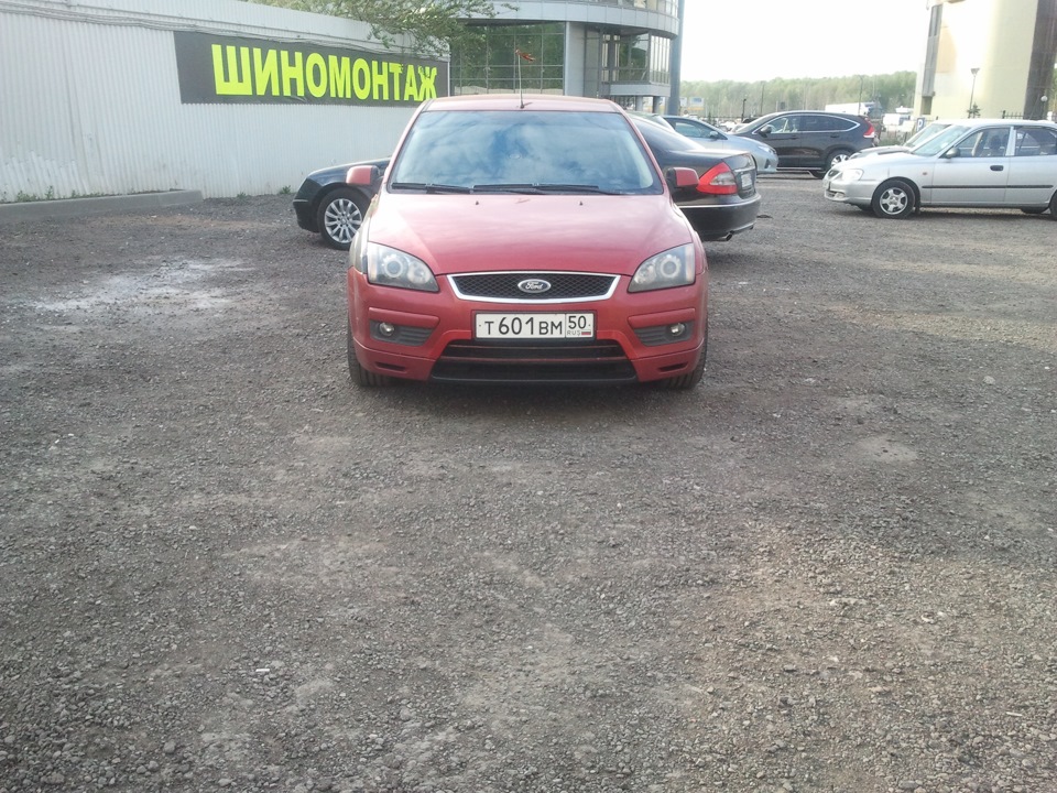 Небольшие доработки, мордочки))) — Ford Focus II Hatchback, 2 л, 2007 ...