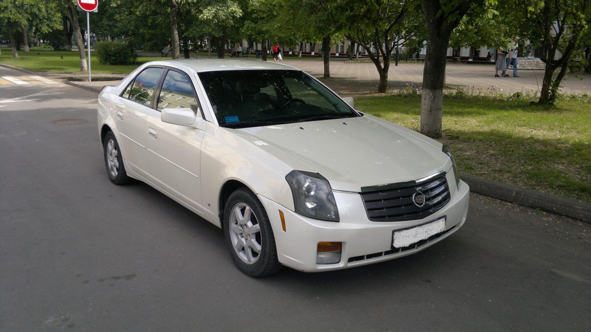 Cadillac CTS (1G) 2.8 бензиновый 2006 | белая жемчужина на DRIVE2