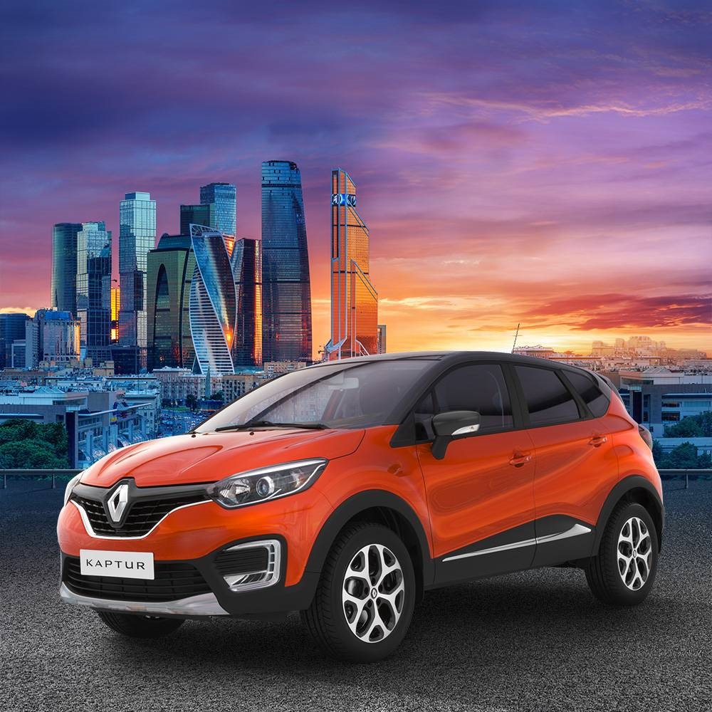 Renault Captur 2021 оранжевый