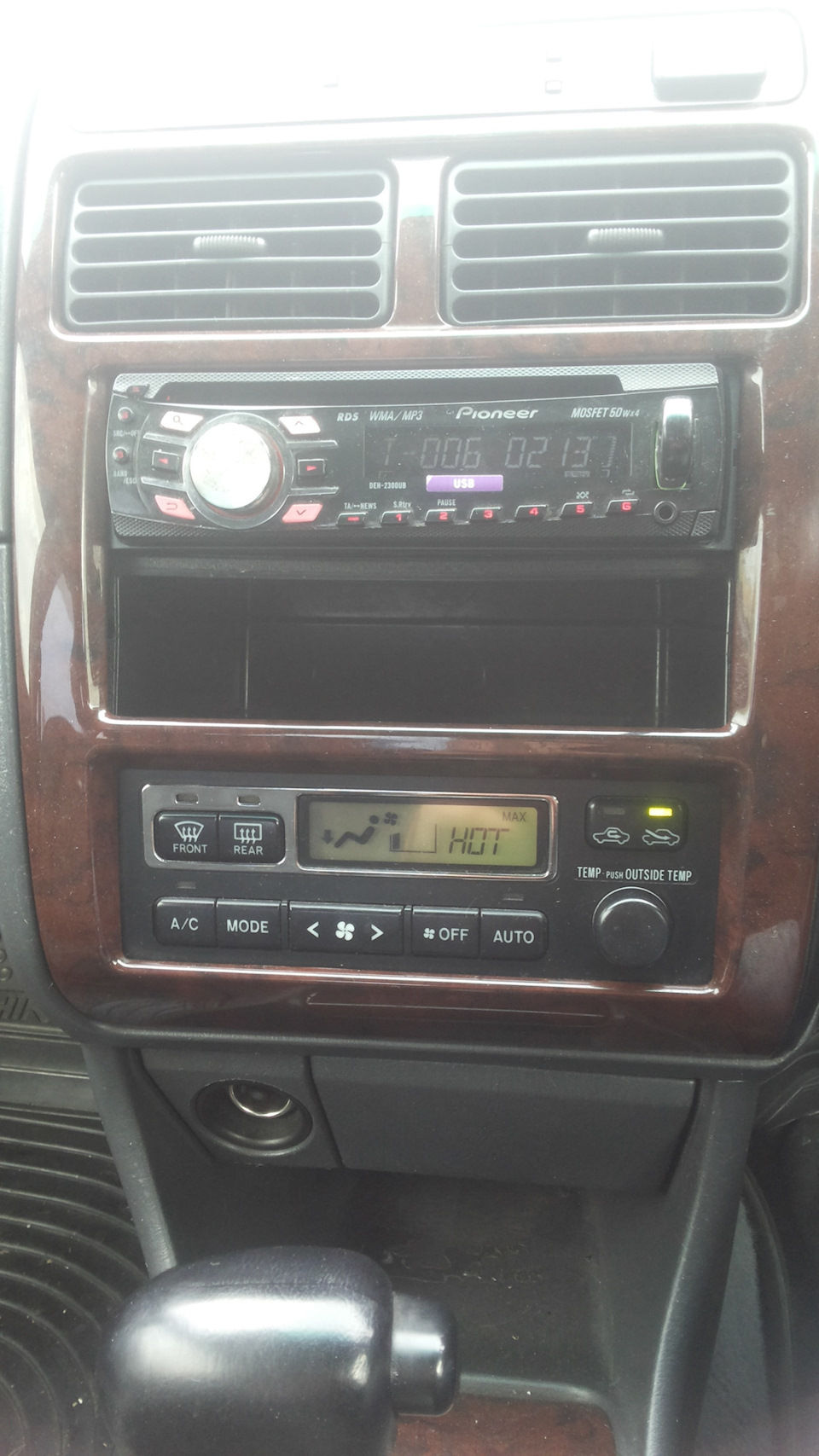 Замена климат контроля с жк дисплеем (хром) — Toyota Carina (7G), 1,8 л ...