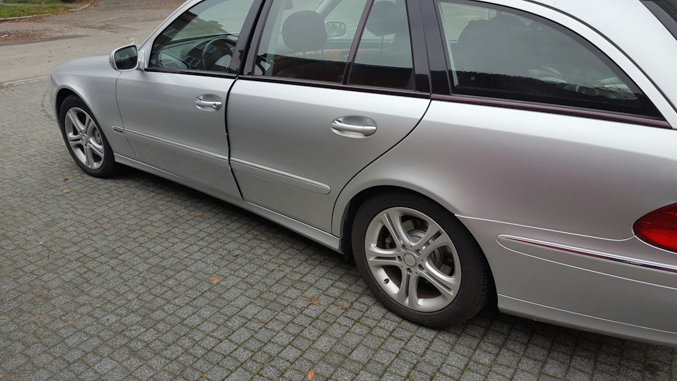 Перебрался в зимние "тапки"… — Mercedes-Benz E-class (W211), 3,2 л ...