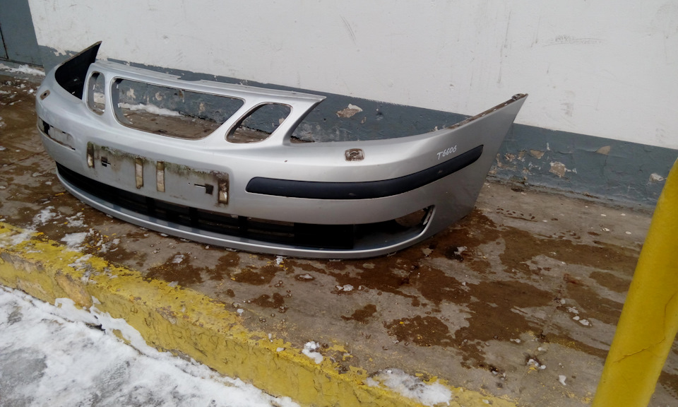 Бампер — Saab 9-3 (2G), 2 л, 2005 года | своими руками | DRIVE2