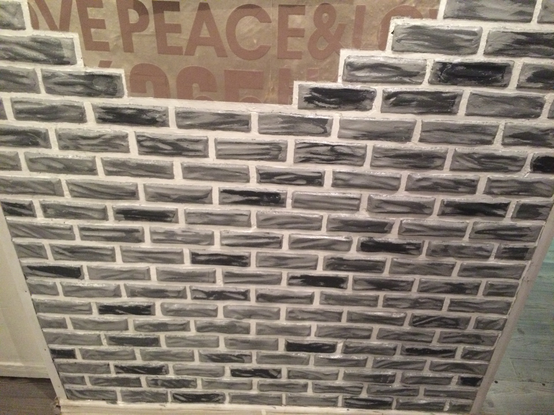 Греческий камень из плиточного клея своими руками