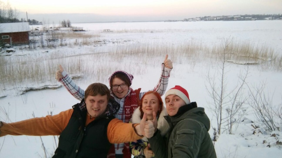 Отчет по новогодней поездке в Финляндию Часть 4. Пейзажи Финляндии и мы ...