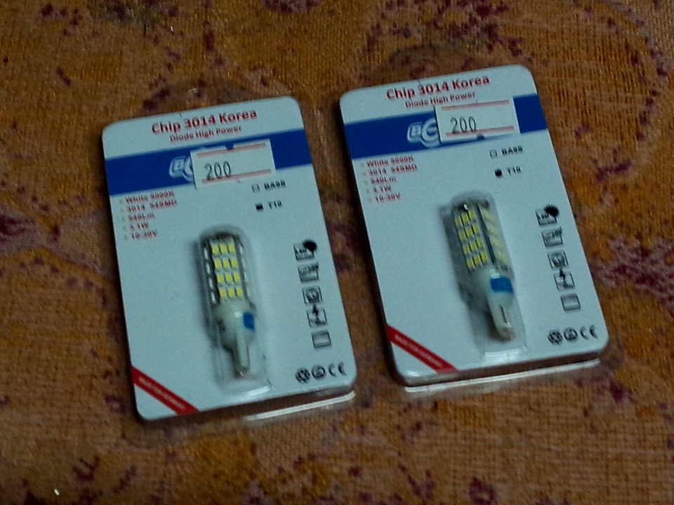 лампы задний ход королла