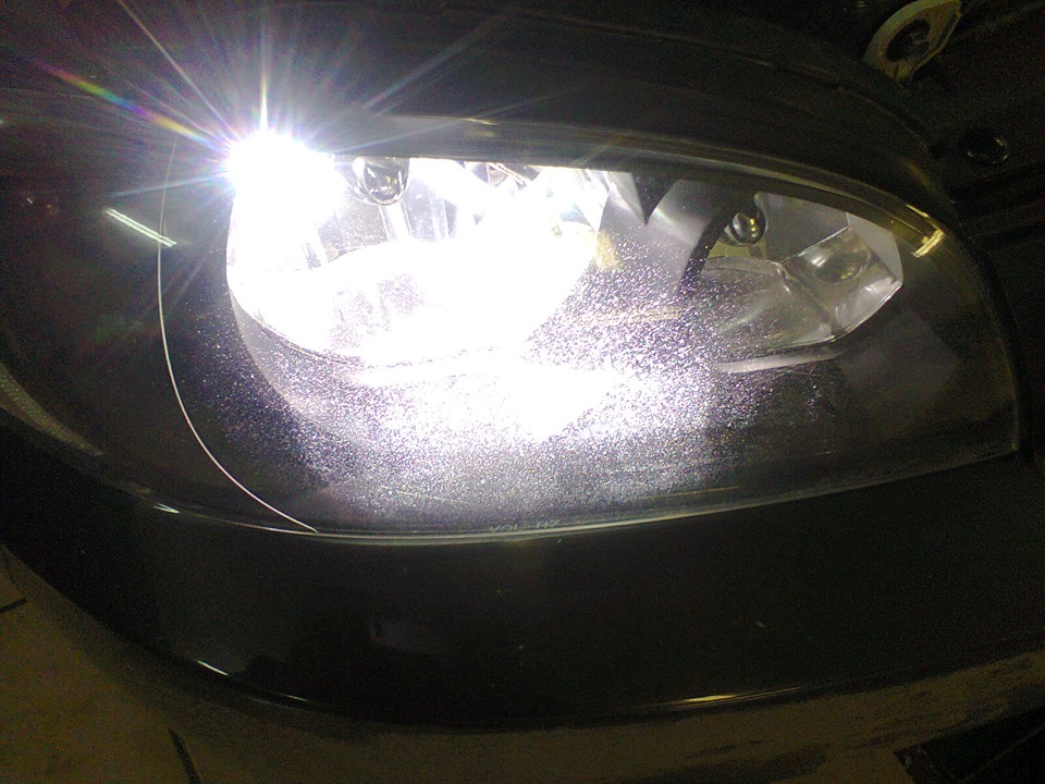 Полировка и бронирование передних фар и туманок — KIA Spectra, 1,6 л ...