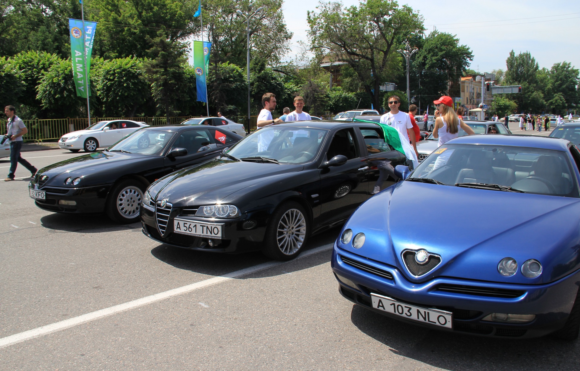 Альфисты плюс все автоклубы Алма-Аты — Alfa Romeo GTV (916), 2 л, 1996 года  | покатушки | DRIVE2