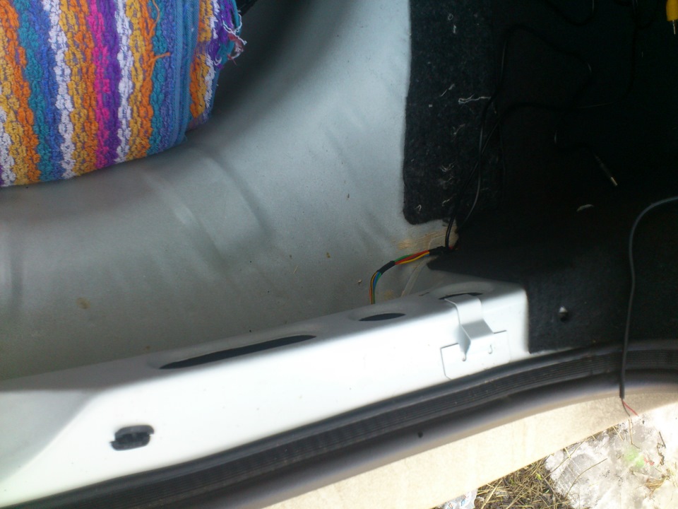 Камера заднего вида на штатную магнитолу гранты(люкс) Часть 2 — Lada ...