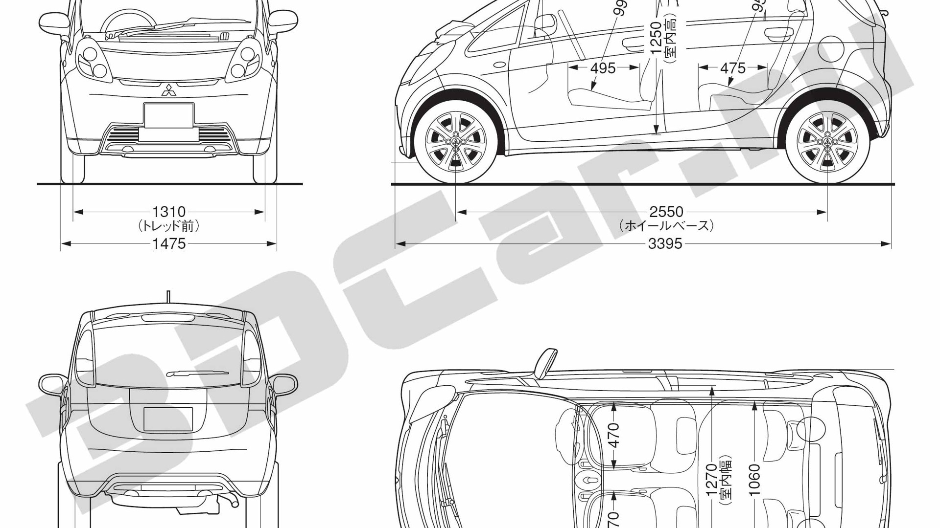 Mitsubishi i miev схема