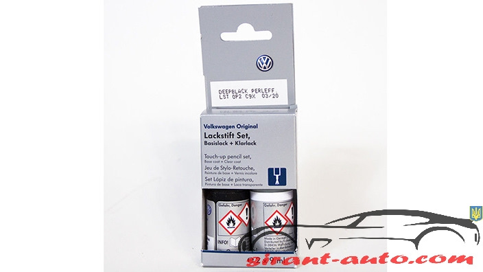LST0P2C9X Набор для подкраски сколов Deep Black VW — Видео — sirant ...
