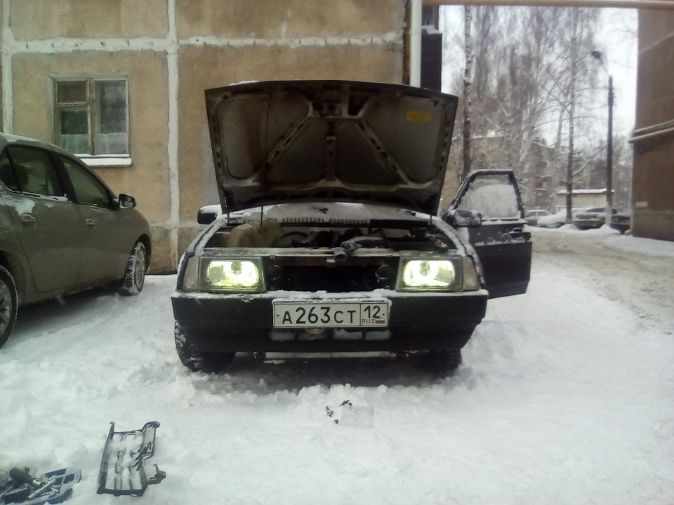 Ангельские глазки в штатные фары — DRIVE2