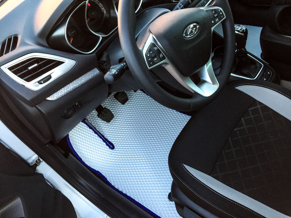 EVA коврики для Весты — Lada Vesta SW Cross (1G), 1,8 л, 2018 года ...