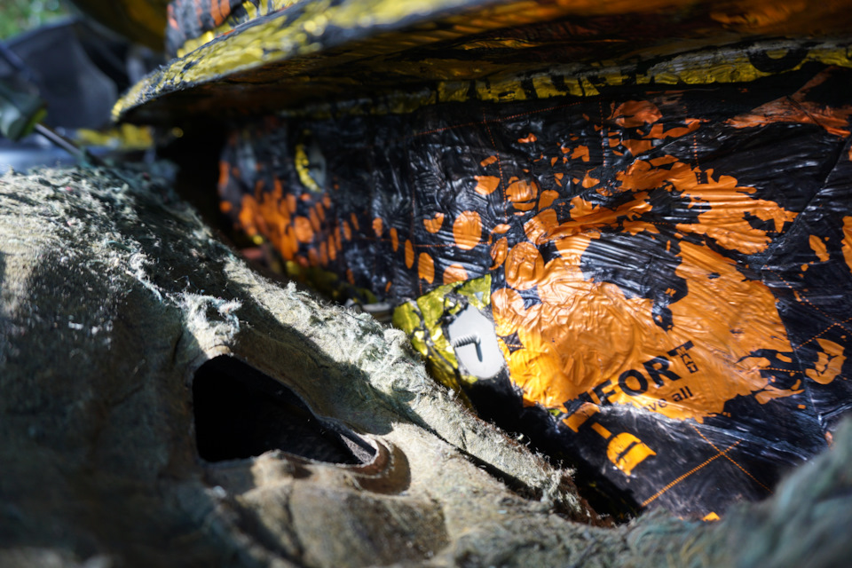 Пробуем зашумить моторный щит. — Nissan Murano II, 3,5 л, 2012 года ...