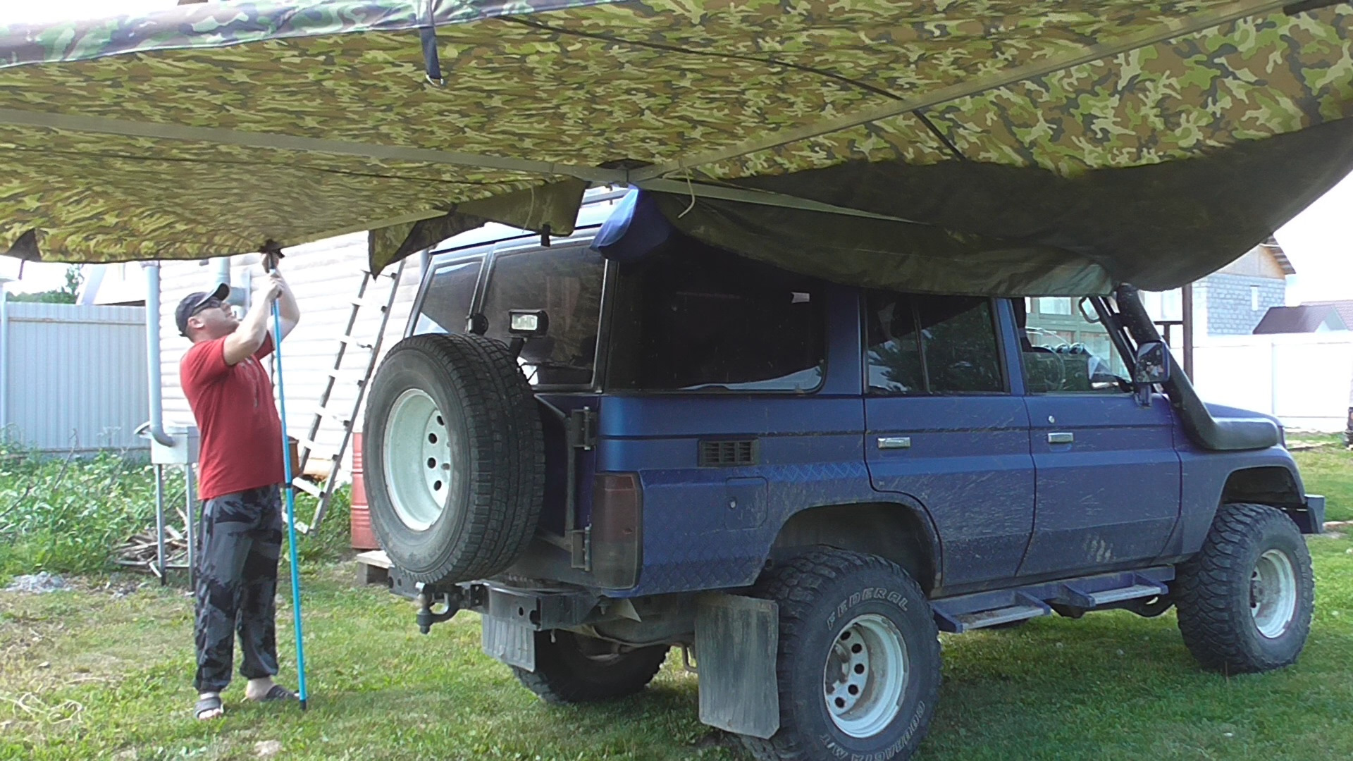 Веерная маркиза своими руками, тент для вашего авто и кемпинга ...