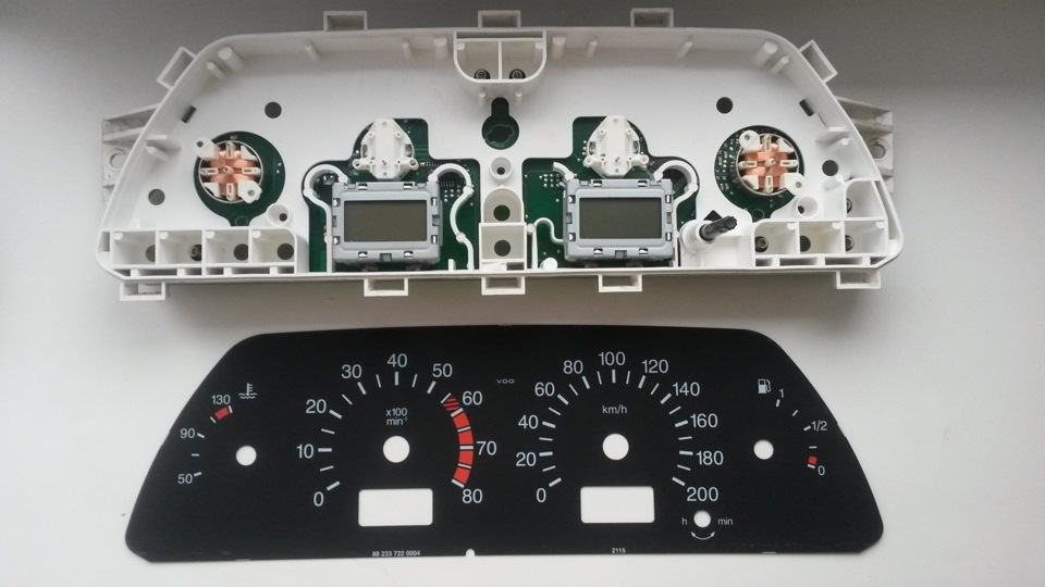 Пересвет приборной панели ВАЗ 2114(изменение цвета стрелки) — Lada 2114 ...