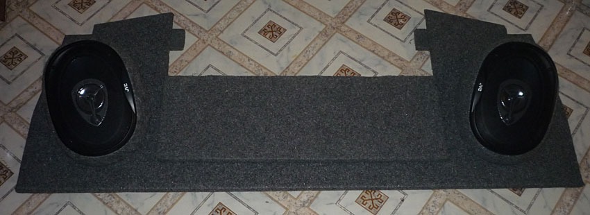 Самодельная акустическая полка в багажник — Mazda Demio (1G), 1,3 л ...