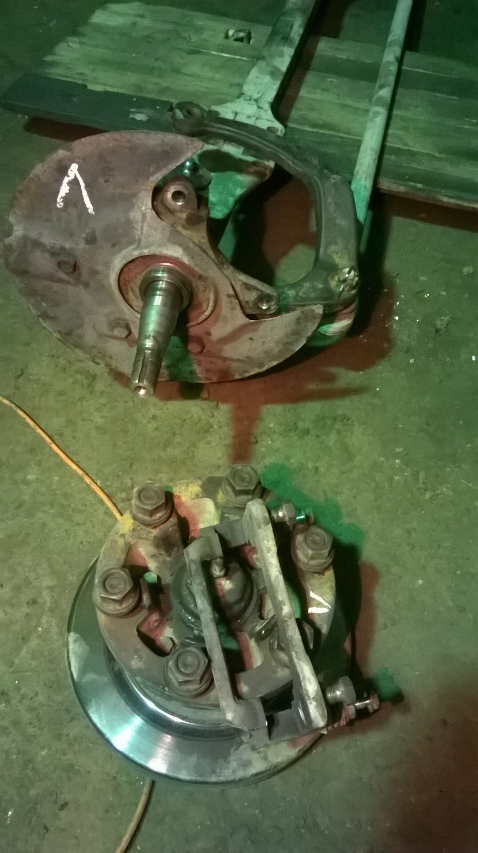 Замена шкворней и тормозных дисков — ГАЗ Газель, 2,3 л, 2001 года ...